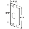 Prime-Line ASA Commercial Solid Polished Brass Strike Plate Single Pack U 9484